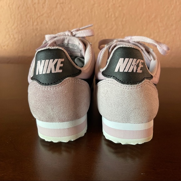 Nike Pink and Black Suede and Nylon Sneakers - Picture 4 of 10